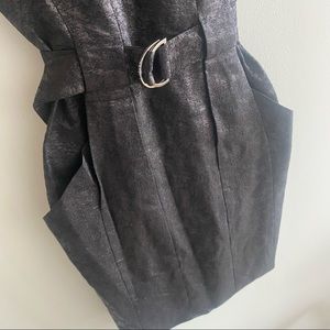 Karen Millen black dress with belt